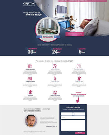Landingpage Objetivo Redes de Proteção